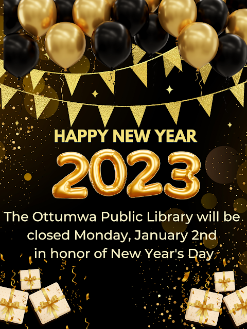 Library closed for New Year’s Day