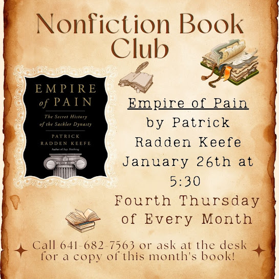 Nonfiction book club – January 26