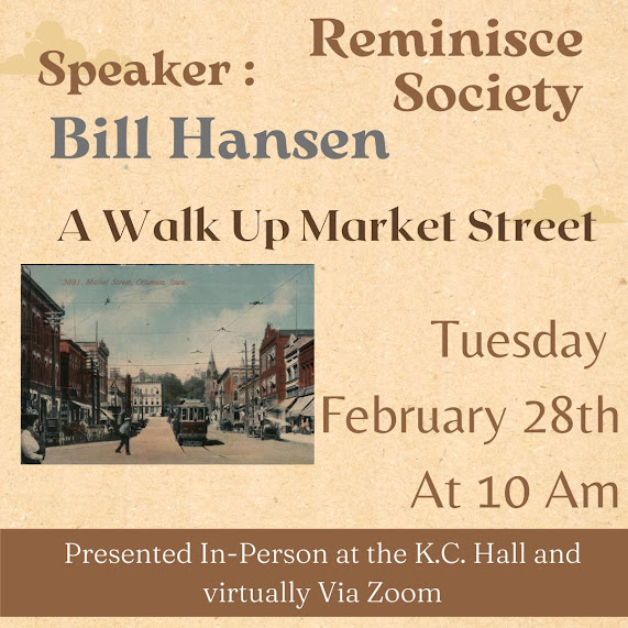 Reminisce Society – February 28, 2023 Bill Hansen