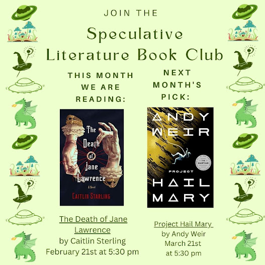 Speculative literature book club – February 21