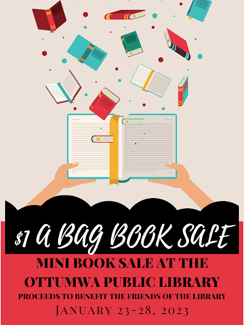 $1 a bag mini book sale