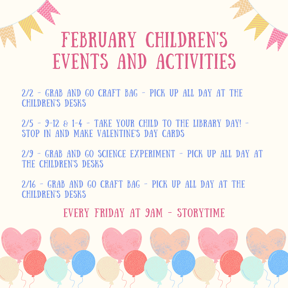 February children’s events and activities
