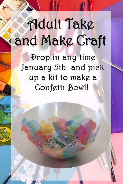 Adult take & make craft – January 5