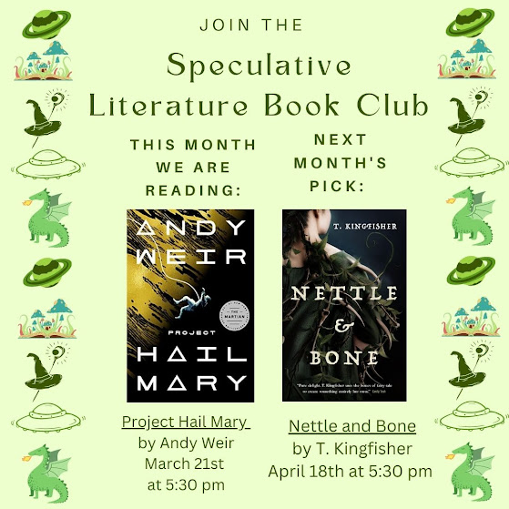 Speculative Literature book club – March 2023