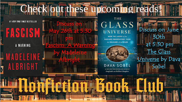 Nonfiction Book Club – May 26, 2022