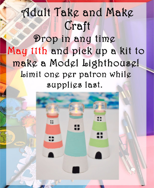 Adult take & make craft – May 11, 2022