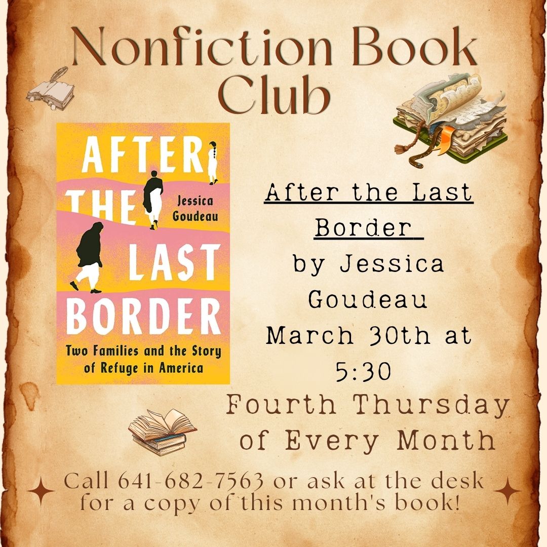 Nonfiction book club: March 30, 2023