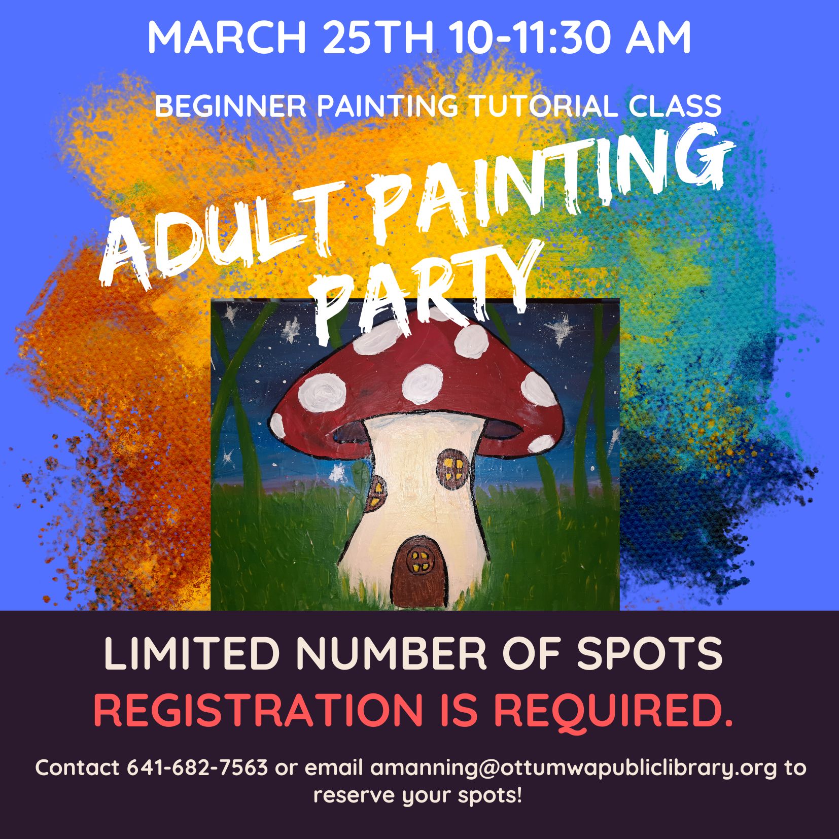 Painting class March 25