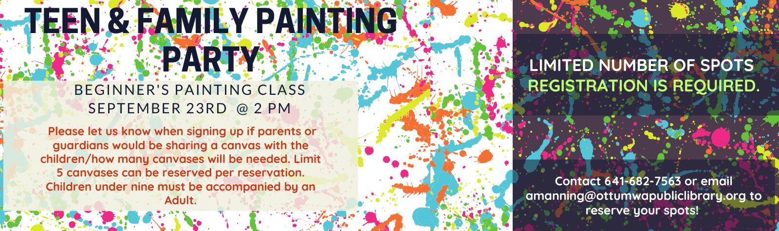 Teen & Family Painting Class