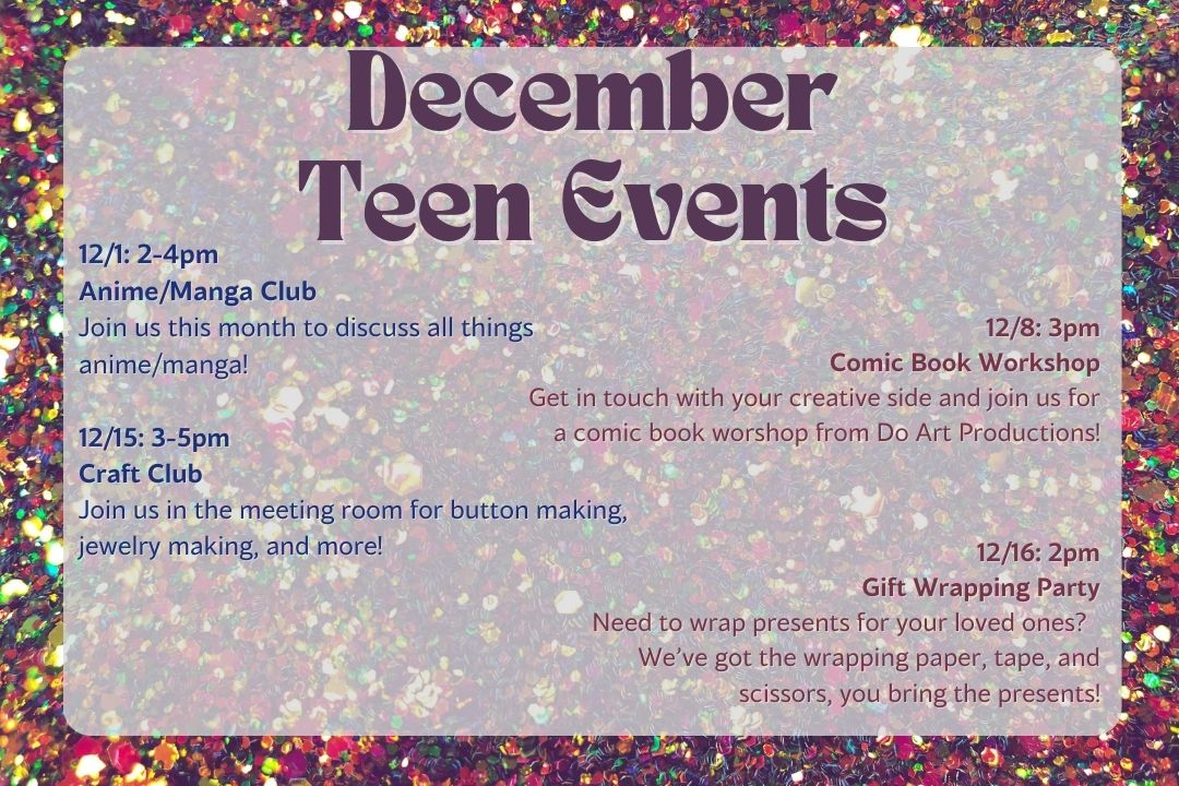 December Teen Events