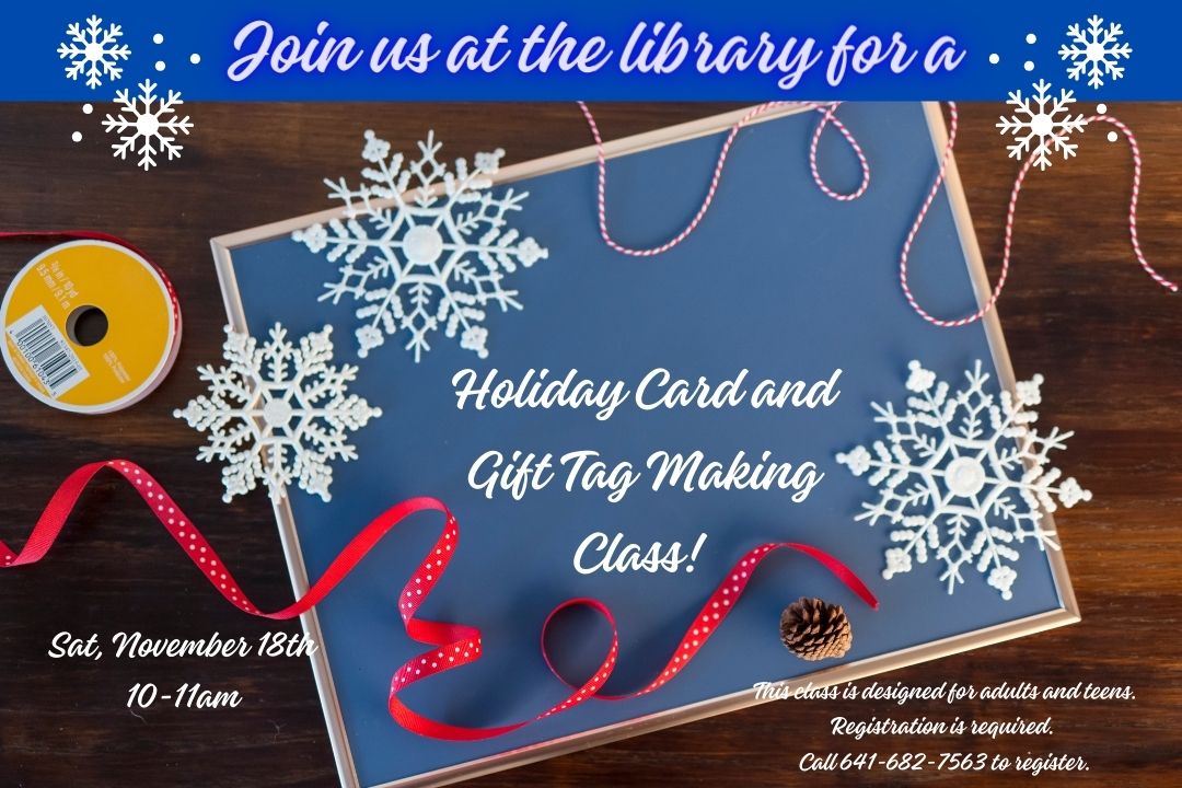 Card and Gift Tag Making Class