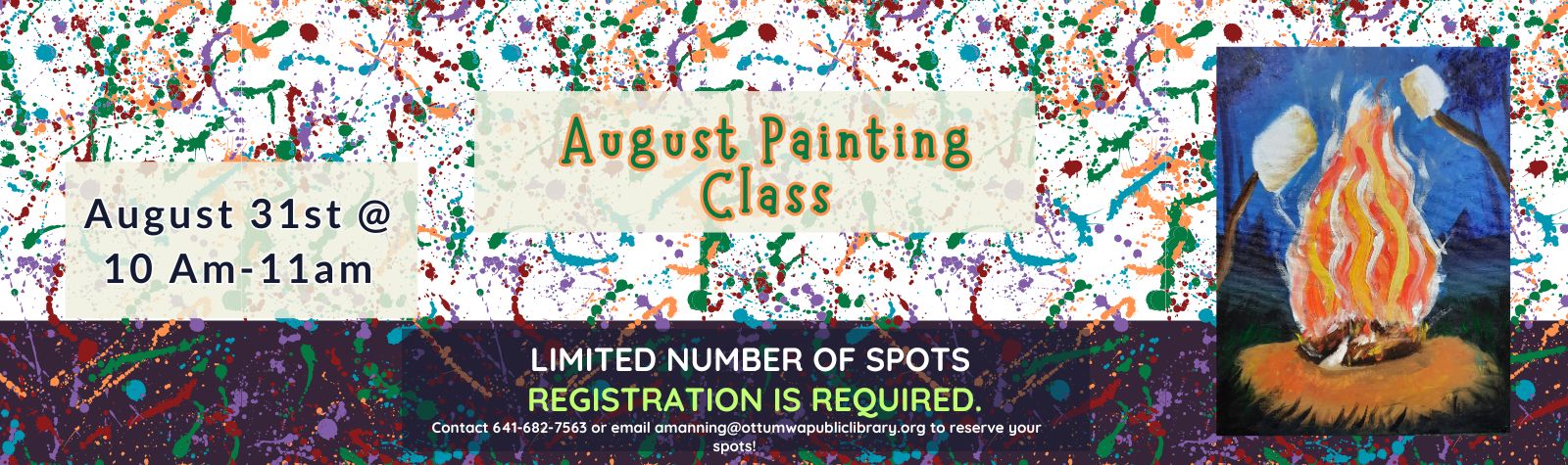 Painting Class: August 31st