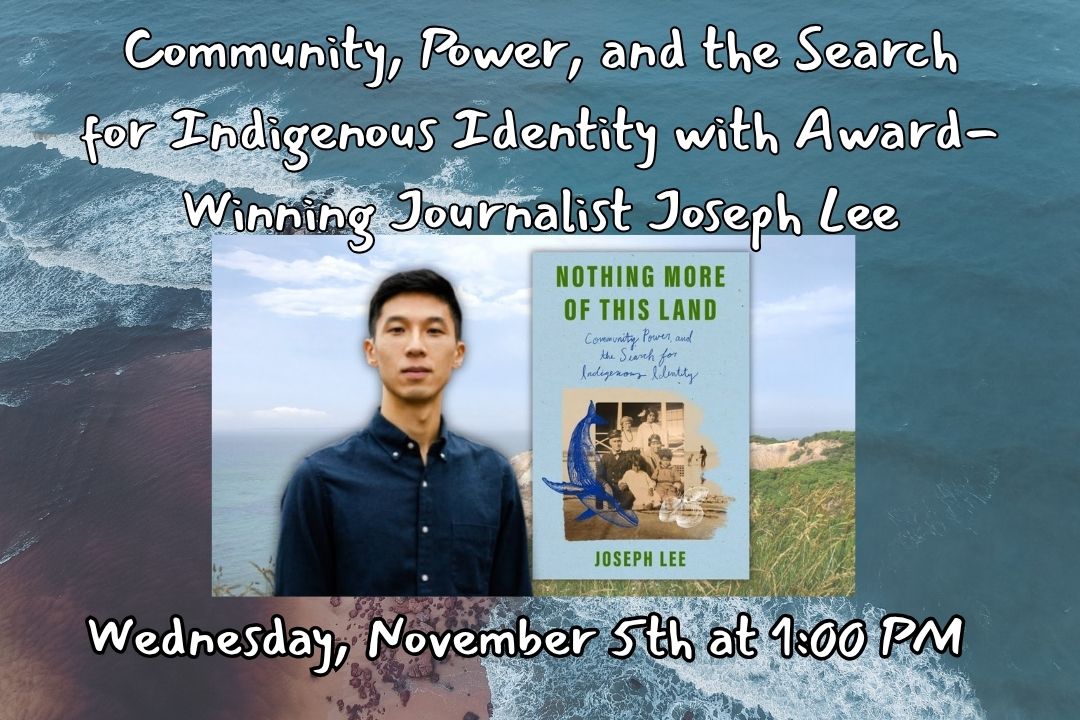 Virtual Author Talk with Joseph Lee