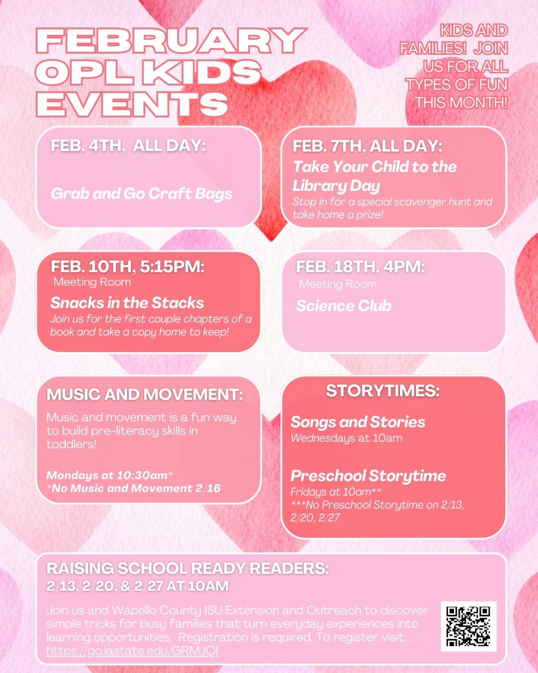February 2026 Kids Events