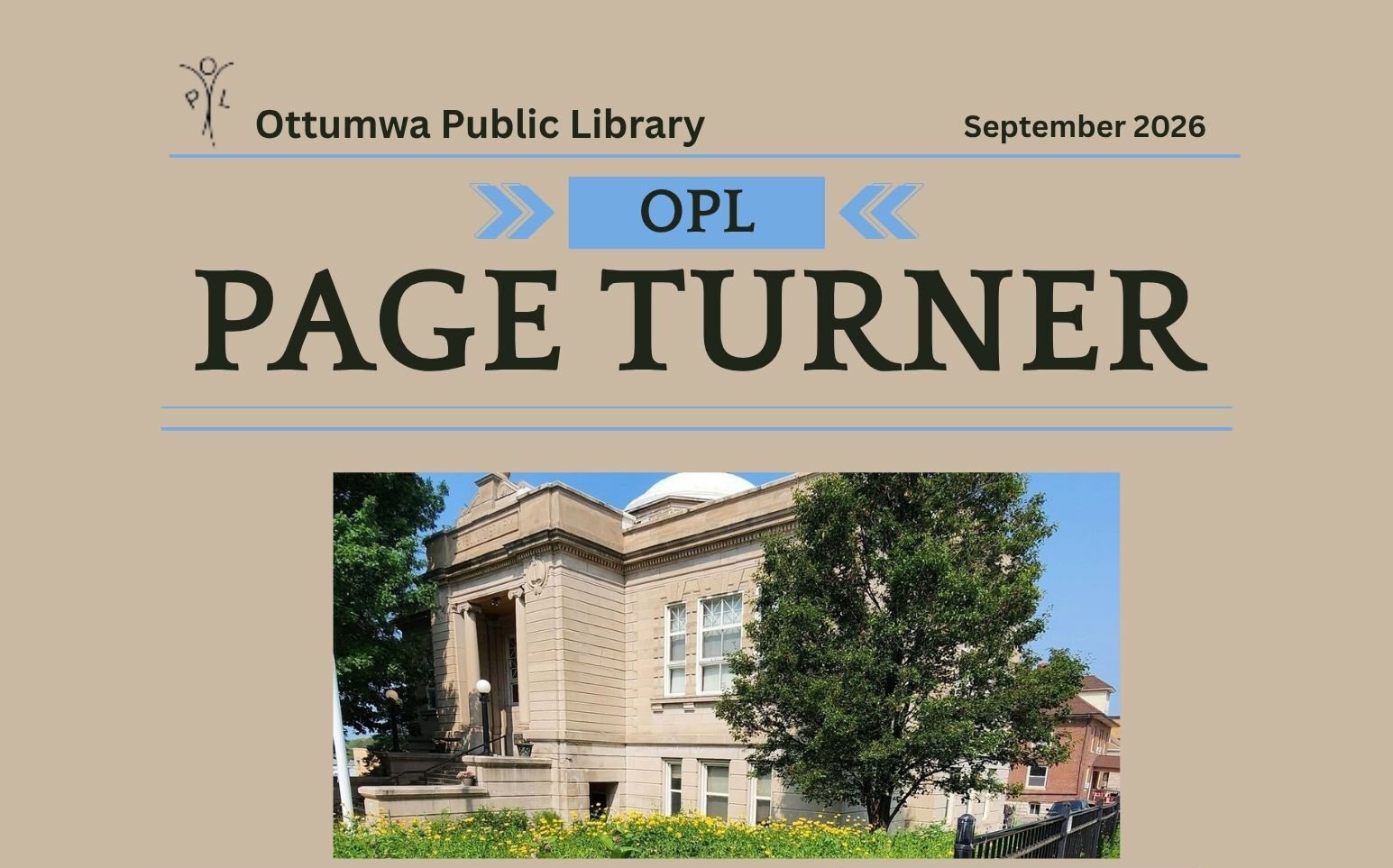 September OPL Page Turner Newsletter